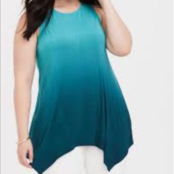 torrid Tops - Torrid soft  handkerchief tunic tank size 2 (2X).